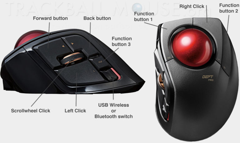 Elecom DEFT PRO M-DPT1MRXBK Trackball - Trackball Mouse Reviews