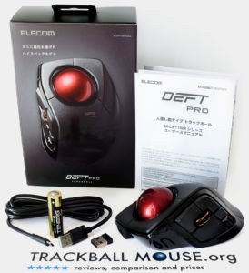 Elecom DEFT PRO M-DPT1MRXBK Trackball box